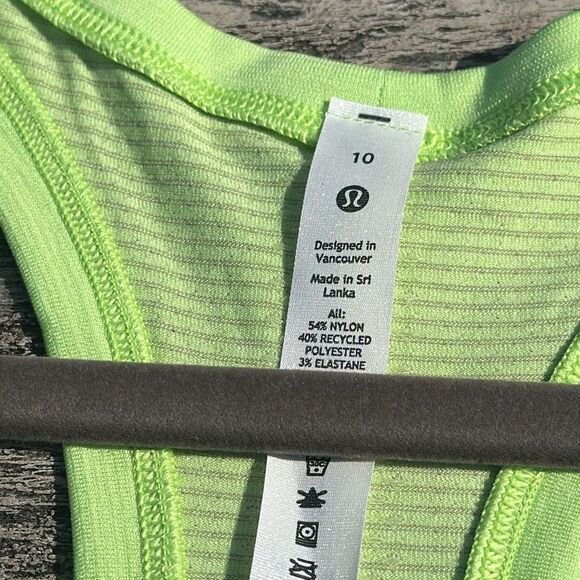 Lululemon Swiftly Tech Racerback‎ Tank Top 2.0 Race Length neo mint NWT size 10 - Picture 3 of 7